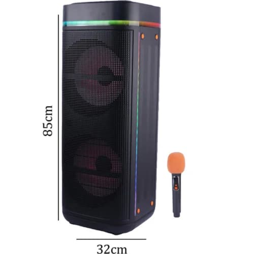 اسپیکر چمدانی بلوتوثی برودو BTS-2459 + میکروفون
