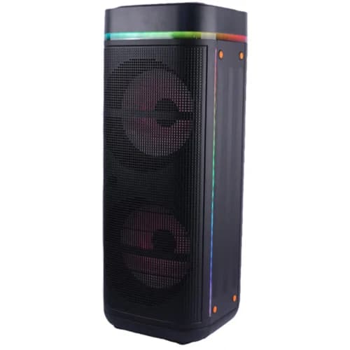 اسپیکر چمدانی بلوتوثی برودو BTS-2459 + میکروفون — تصویر ۶
