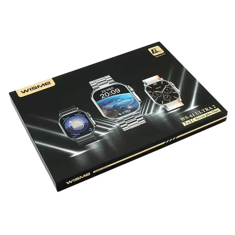 ساعت هوشمند ویسمی WS-61 ULTRA2 با 7 مدل بند و قابلیت اتصال به گوشی