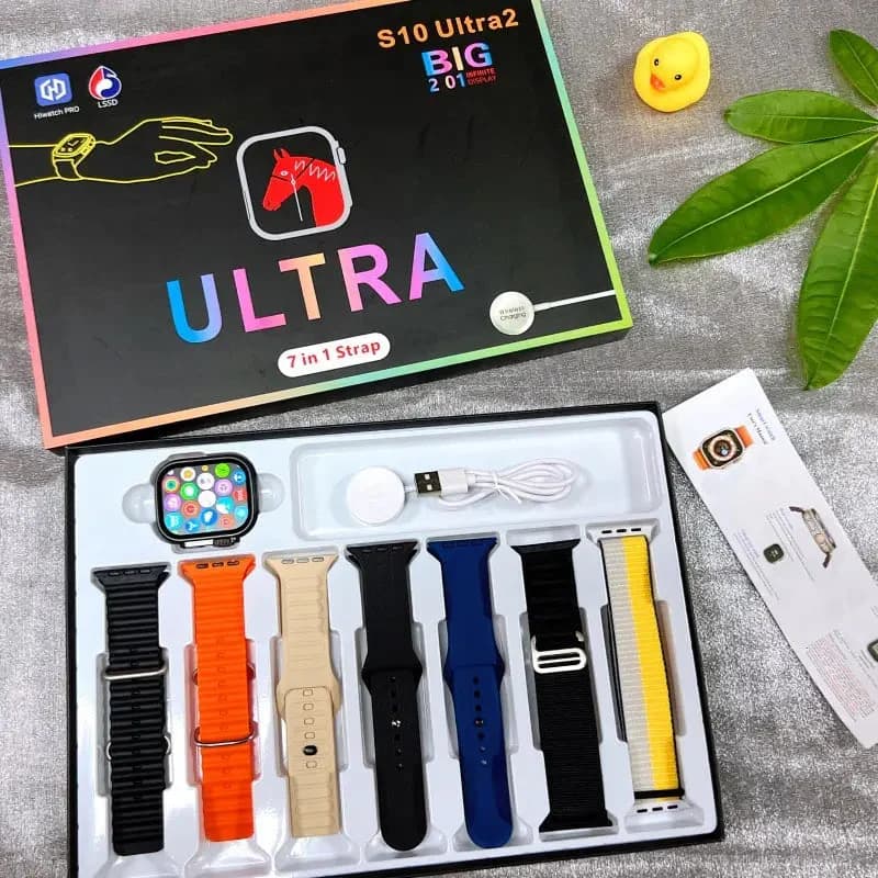 ساعت هوشمند مدل S10 ULTRA2 با 7 مدل بند