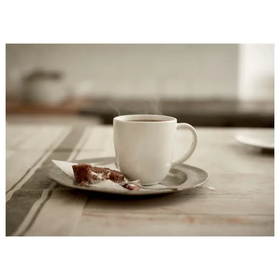 ماگ سرامیکی سفید ایکیا IKEA-VARDAGEN — تصویر ۶