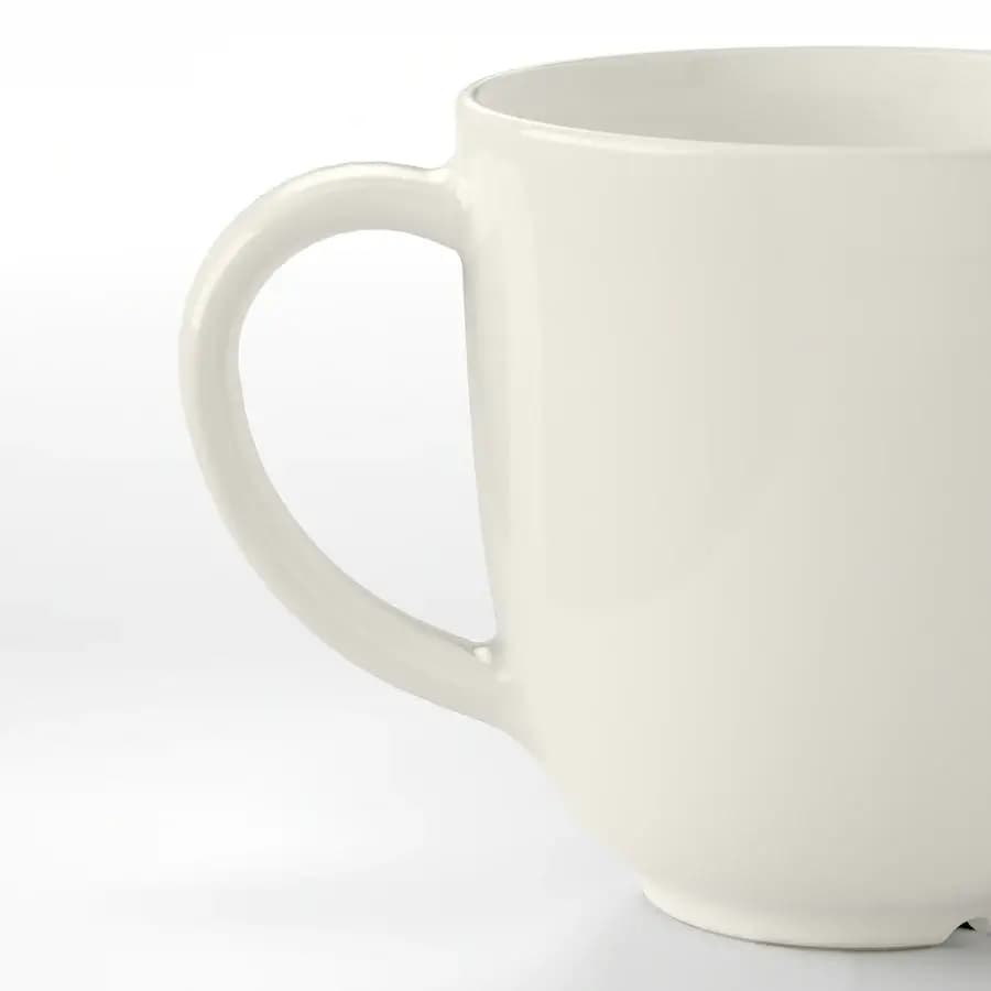 ماگ سرامیکی سفید ایکیا IKEA-VARDAGEN — تصویر ۵
