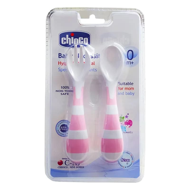 قاشق چنگال پتل راه راه چيوكو ني ني جامه Chioco