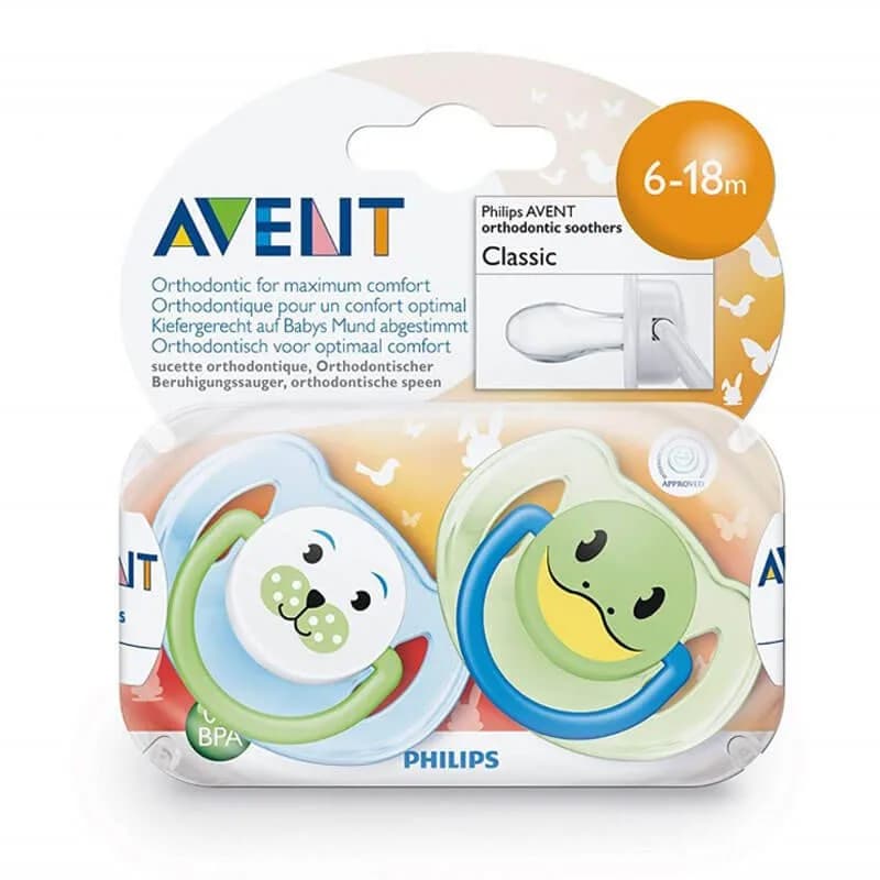 پستانک تكی 18-6 Aminel Tierdesigns اونت avent