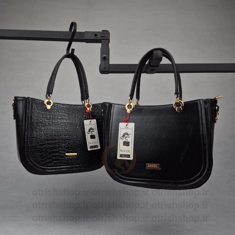 کیف زنانه چرمی مربعی برند سوگل (چرم آنالین وارداتی، بند دوشی و دستی، ابعاد 28x12x21) — تصویر ۲