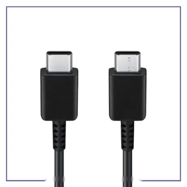 کابل شارژ دو سر تایپ سی 45 وات سامسونگ پک دار EP-DN975 – سفید — تصویر ۲