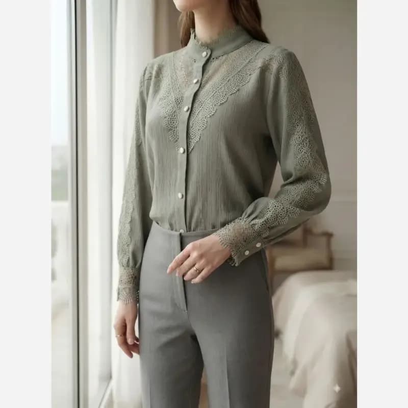 شومیز زنانه مدل آی تک جنس پارچه توکی سایز 36 تا 56