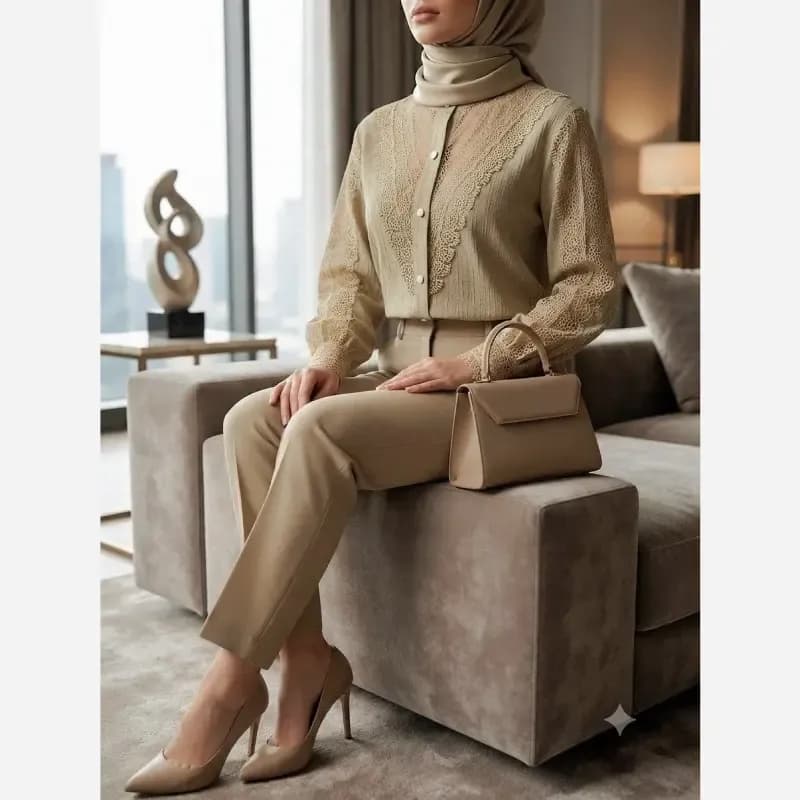 شومیز زنانه مدل آی تک جنس پارچه توکی سایز 36 تا 56 — تصویر ۲