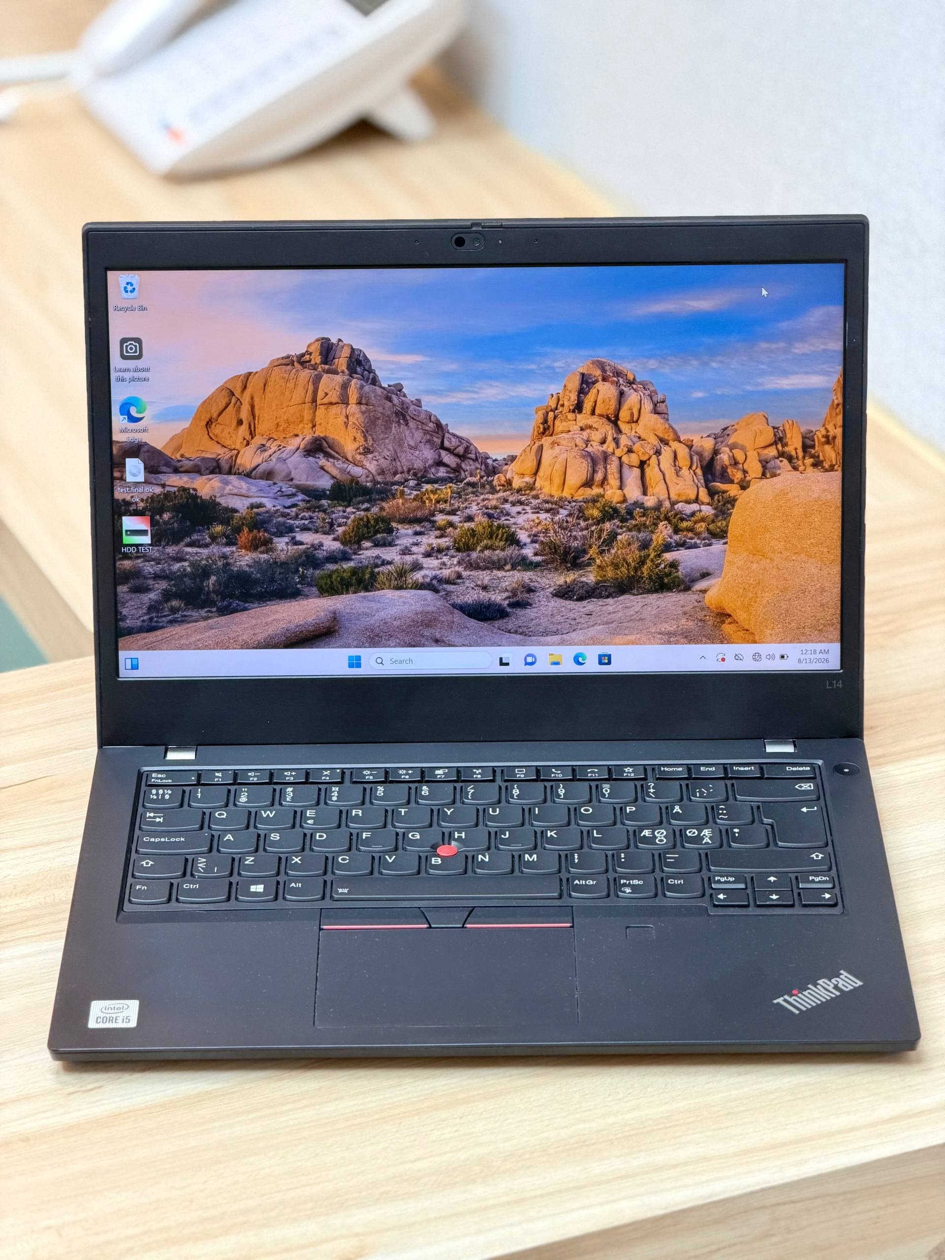 لپ تاپ استوک LENOVO ThinkPad L14 Gen 1 | Core i5-10310U | 8GB DDR4 | 256GB SSD | Intel UHD | 14 اینچ FHD