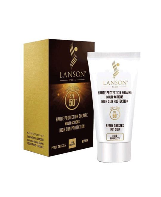 فلوئید ضد آفتاب مولتی اکشن پوست چرب SPF 50 لانسون 40 میلی لیتر