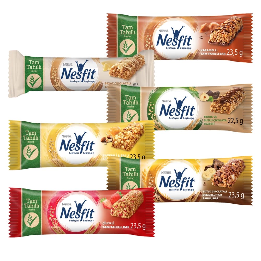 پک ۶ طعم شکلات بار رژیمی ( غلات ) فیتنس نستله – nestle