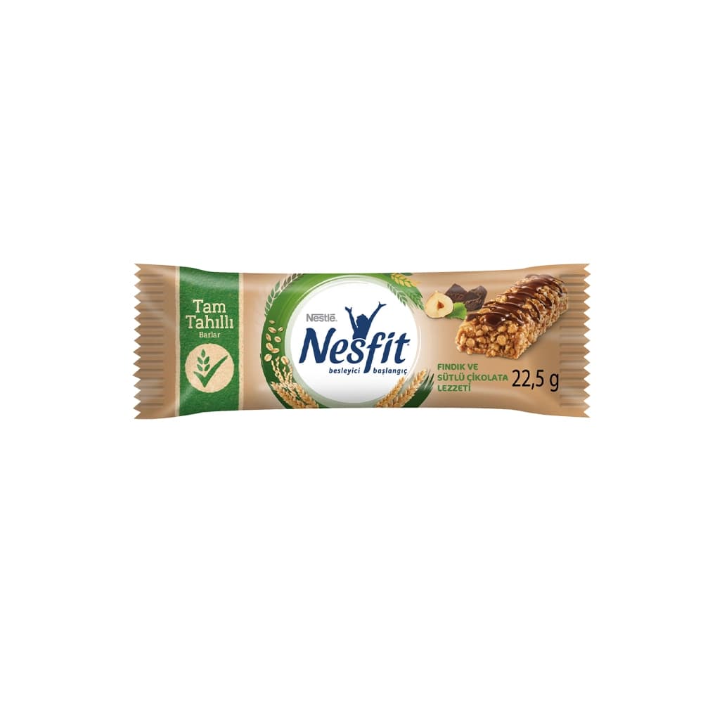 شکلات بار رژیمی شکلات شیری و فندق فیتنس نستله – nestle