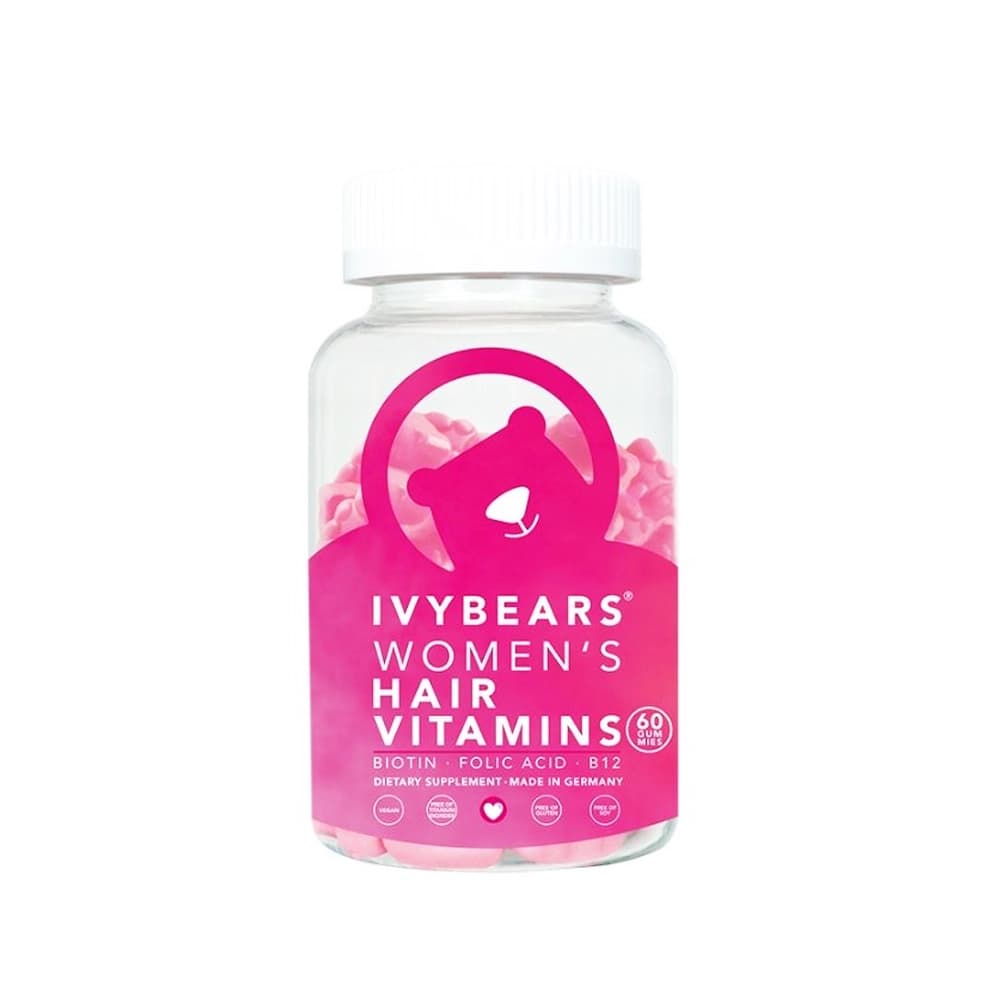 پاستیل خرسی تقویت موی بانوان ۶۰ عدد آیوی برز – ivybears