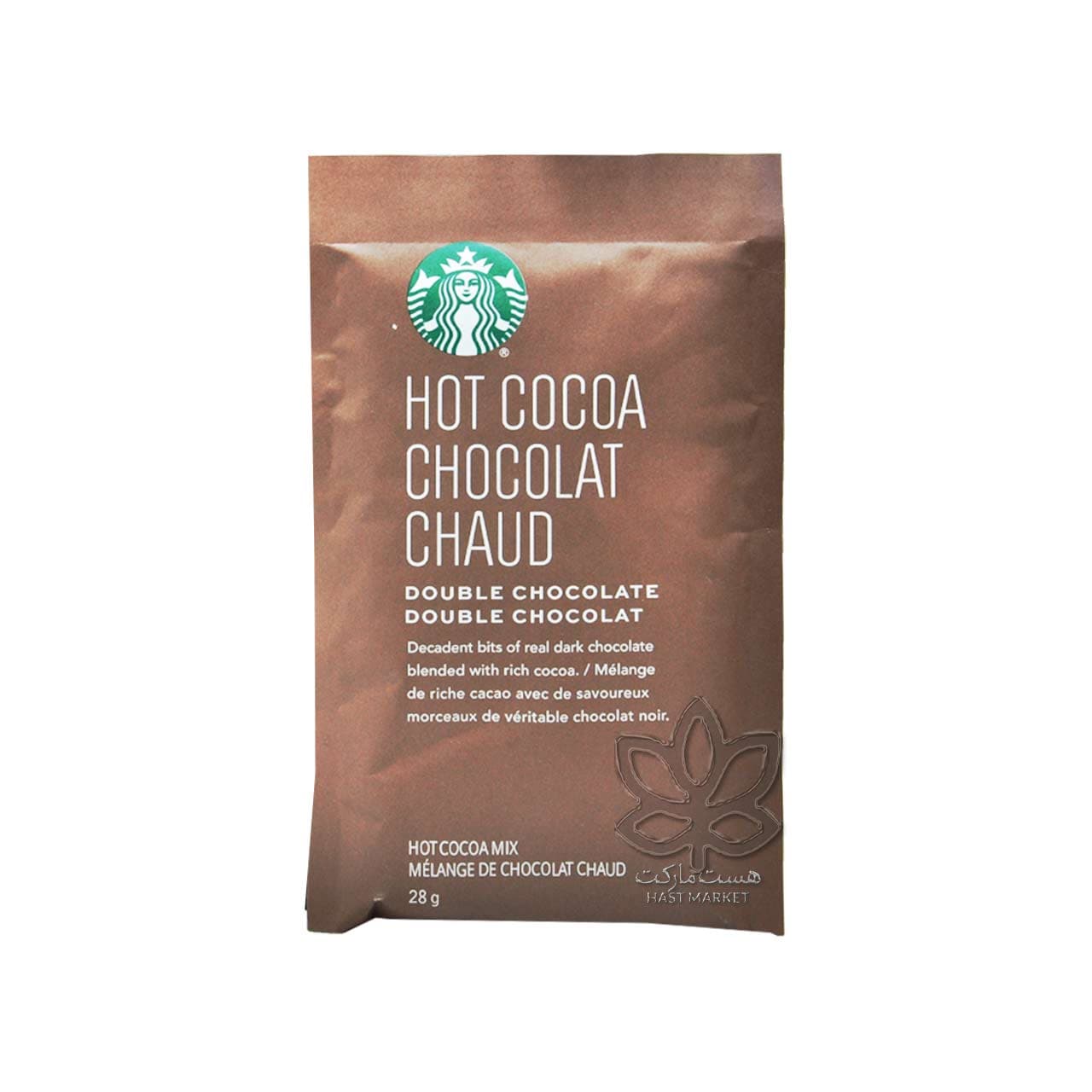 پودر هات چاکلت فوری دبل چاکلت ۲۸ گرم استارباکس – starbucks