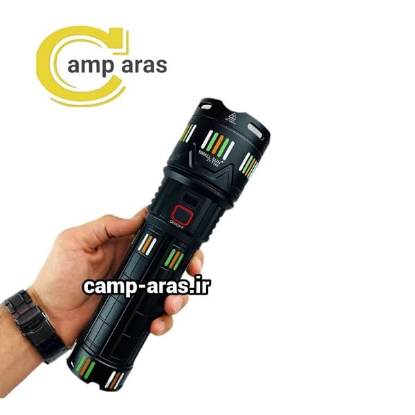 چراغ قوه شکاری زوم دار اسمال سان کد ZY-T292 شارژی — تصویر ۵