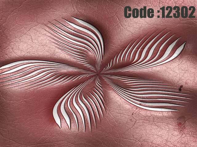 پوستر دیواری طرح گل فلزی رزگلد