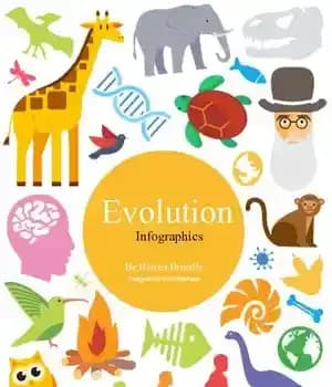 دانلود کتاب Evolution Infographics – اینفوگرافیک تکامل