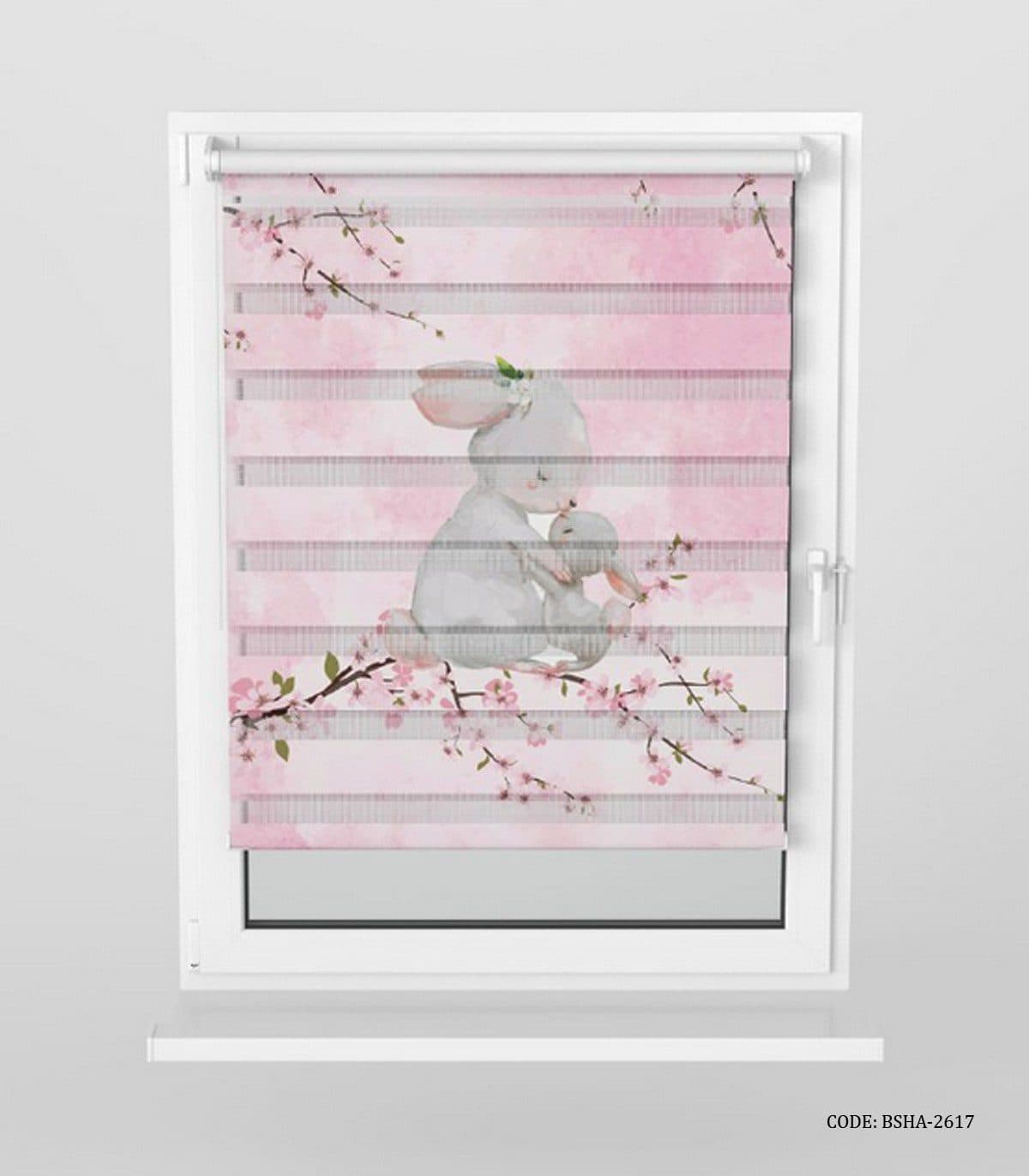 پرده زبرا اتاق دخترانه مدل Spring Chinld