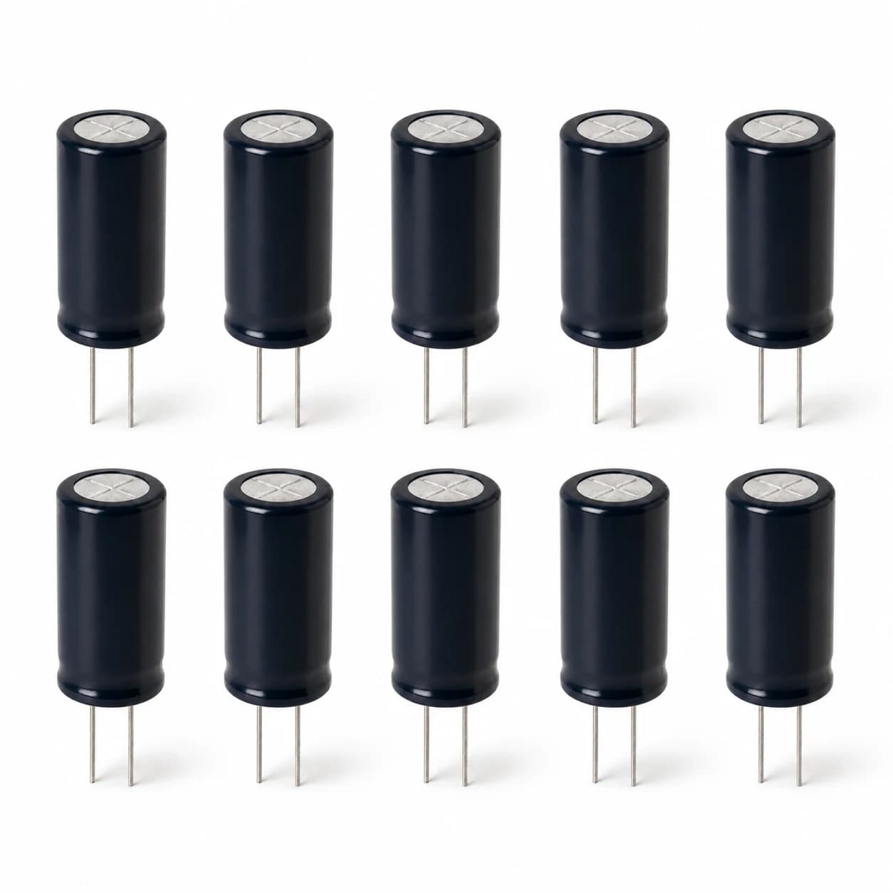 خازن الکترولیتی نیپون مدل NIPPON 2200uF 35V 16×26mm — تصویر ۲