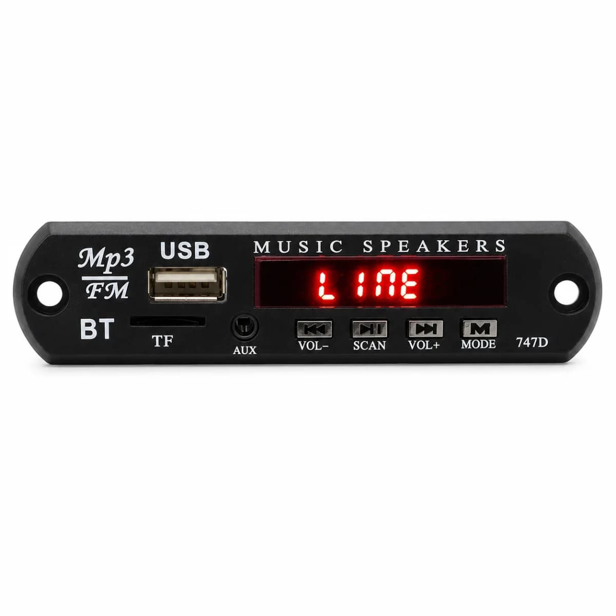 ماژول پخش کننده MP3 بلوتوثی مدل 747D