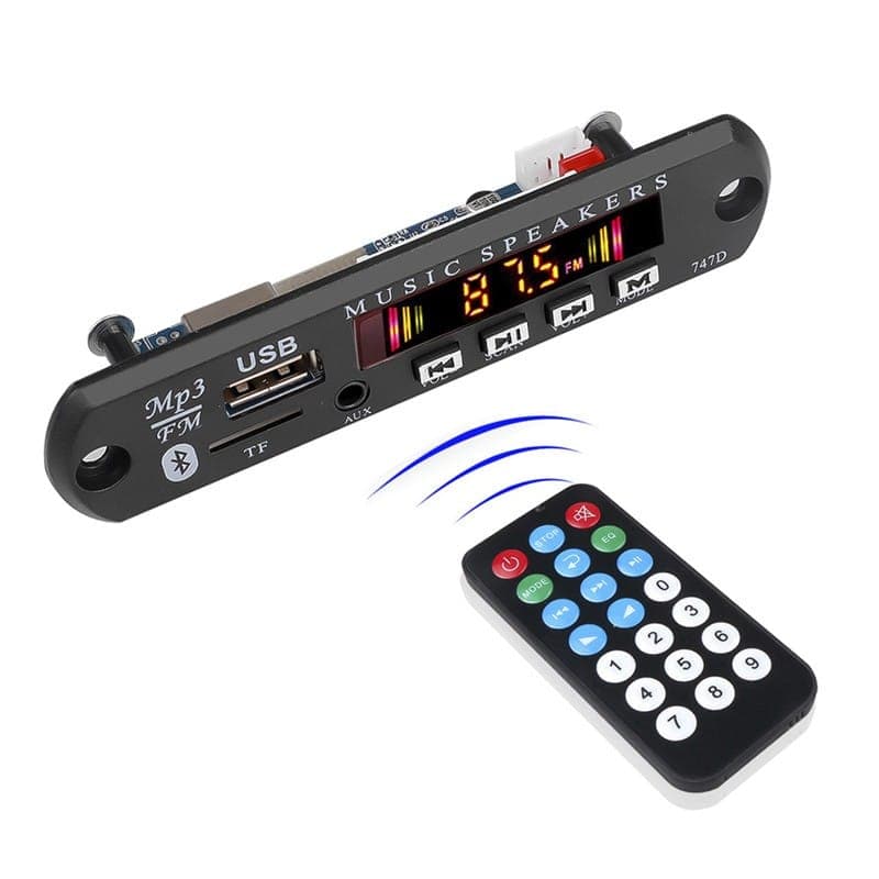 ماژول پخش کننده MP3 بلوتوثی مدل 747D — تصویر ۲