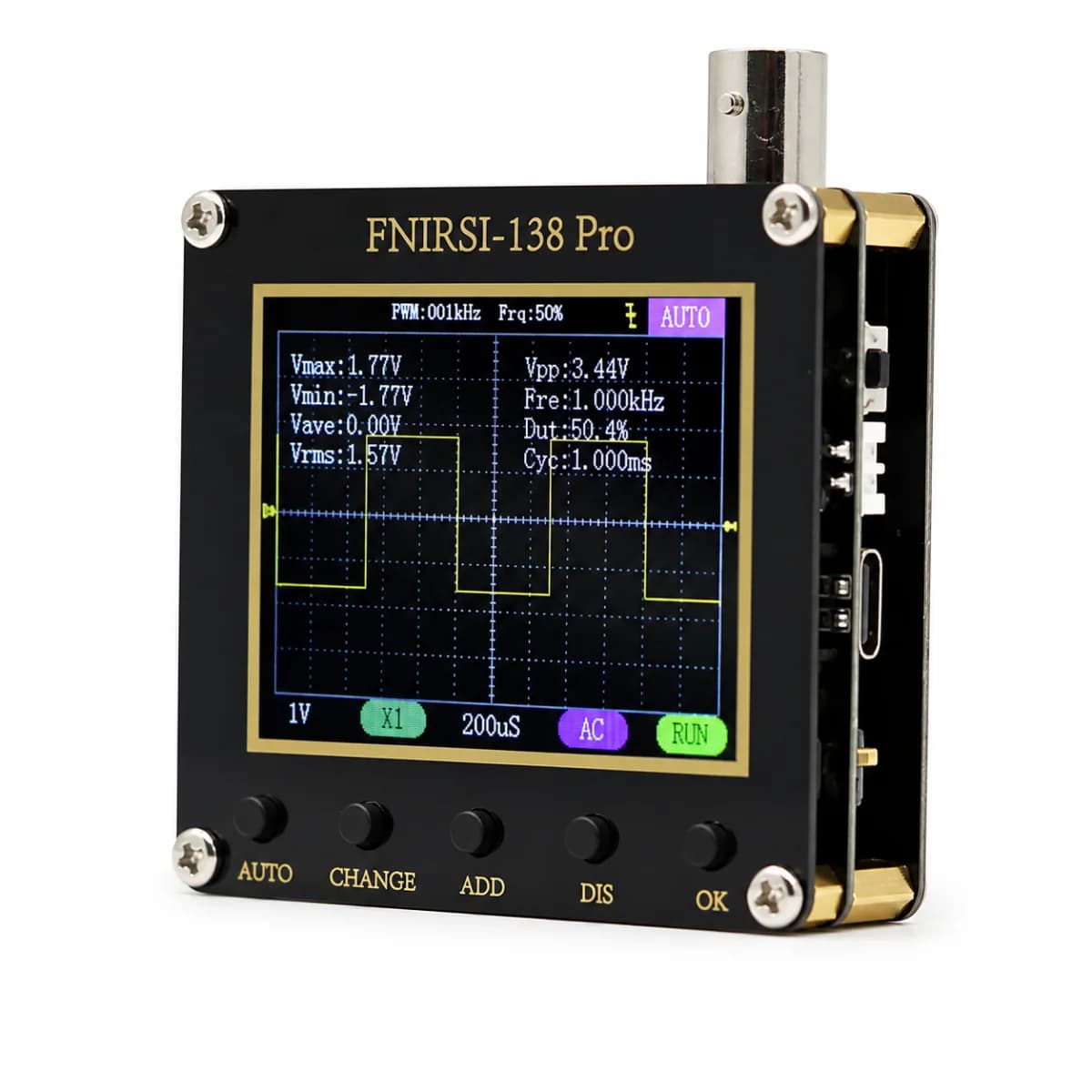 اسیلوسکوپ جیبی فینرسی مدل FNIRSI PRO138