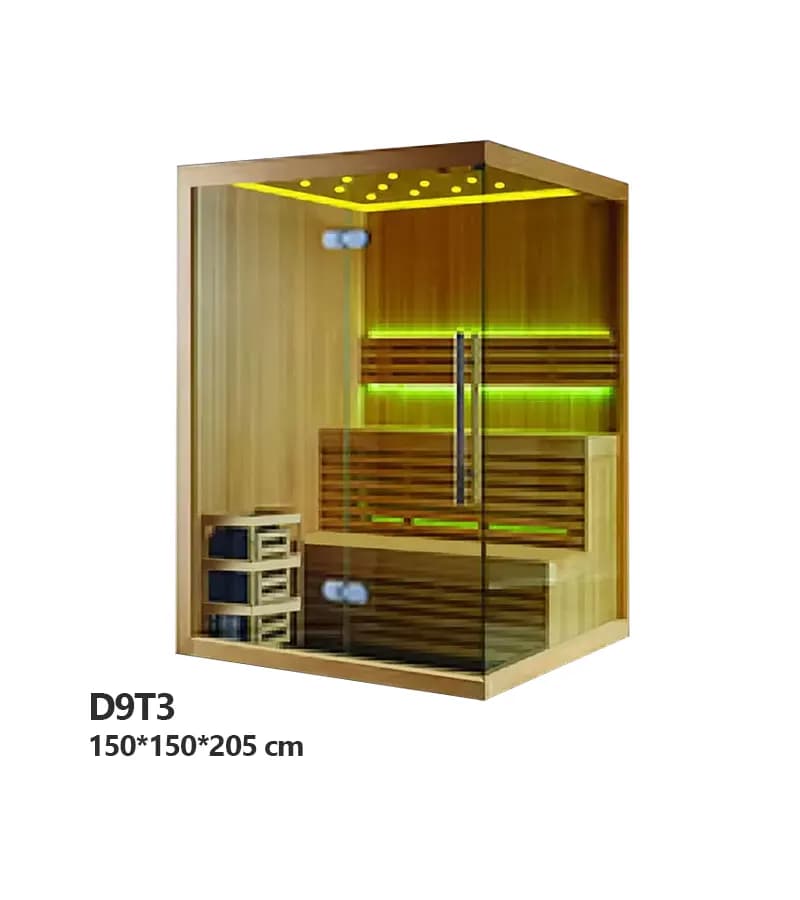 اتاق سونای خشک خانگی زرین آب مدل D9T3