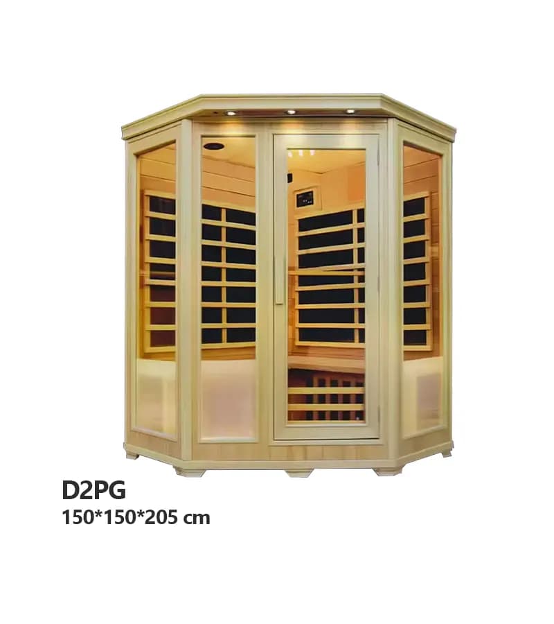 اتاق سونا خشک خانگی زرین آب مدل D2PG