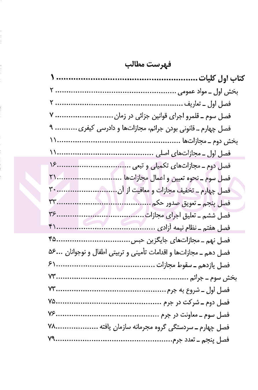قانون مجازات اسلامی به همراه مواد مرتبط (سیمی) | نوری — تصویر ۲