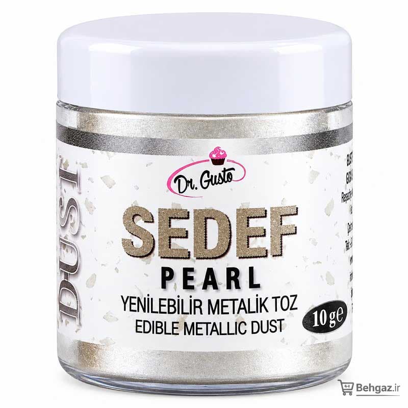 رنگ اکلیلی خوراکی پودری صدفی دکتر گوستو – 10 گرم