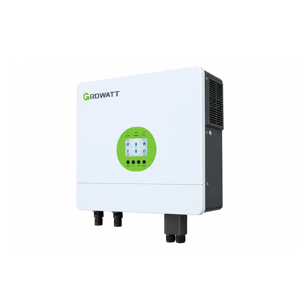سانورتر 6 کیلووات هیبرید 48 ولت 100 آمپر MPPT برند GROWATT مدل SPF 6000 ES-H — تصویر ۳
