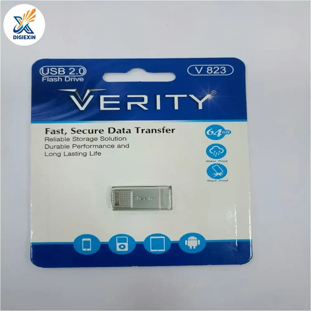 فلش مموری وریتی مدل V823 USB2.0 ظرفیت 64 گیگابایت — تصویر ۳