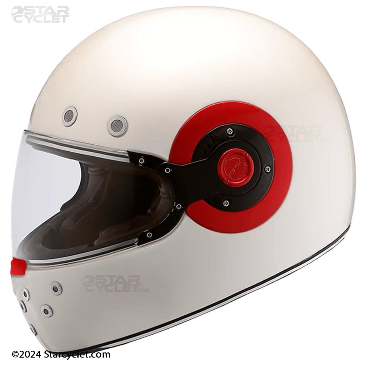 کلاه کاسکت فک ثابت اس ام کی مدل RETRO UNICOLOUR GLl130