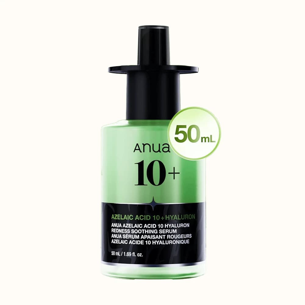 سرم تسکین دهنده ضد قرمزی آزلائیک اسید 10% و هیالورون آنوا (نسخه نتفلیکس) 50 میل