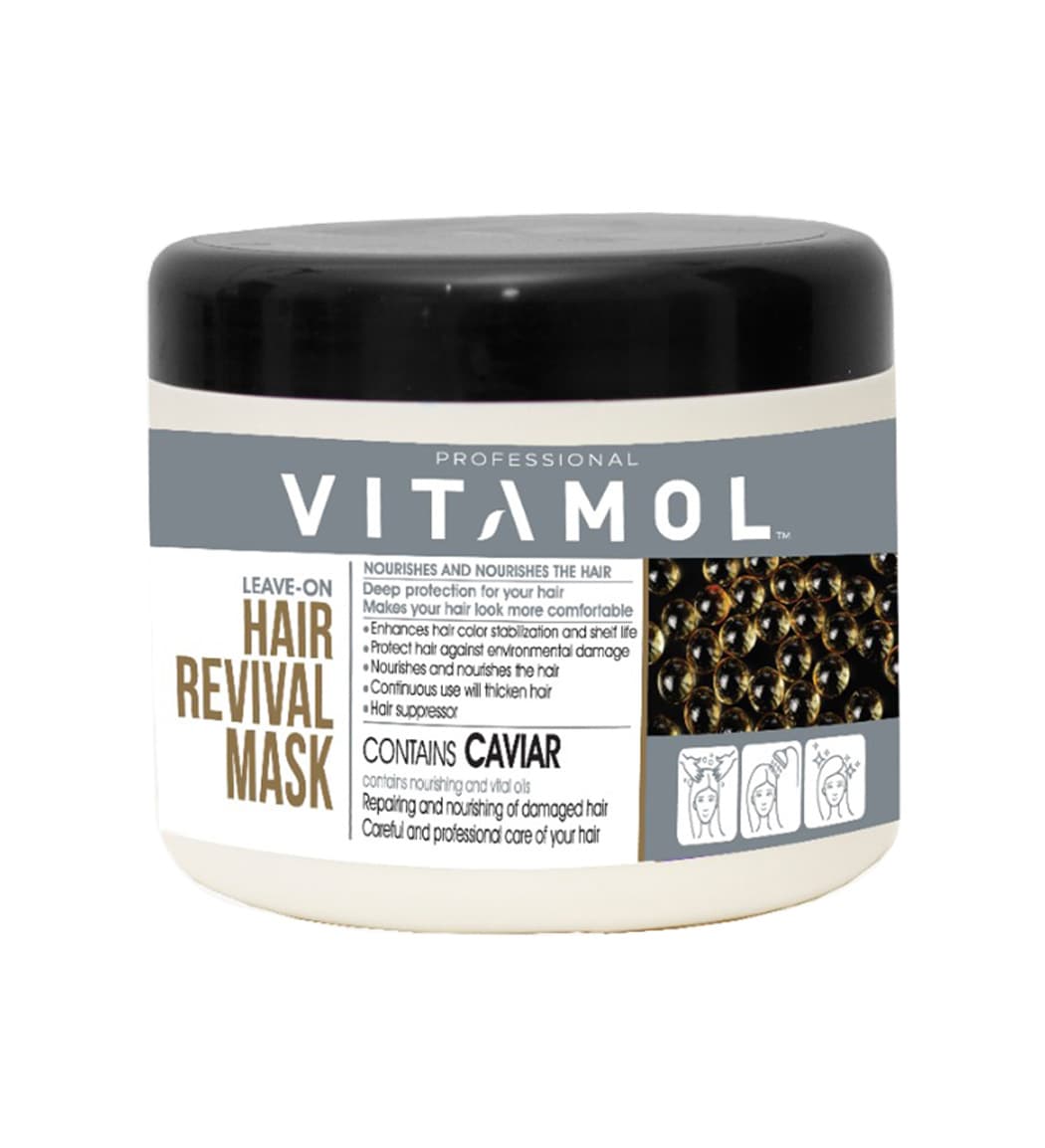 ماسک مو ویتامول داخل حمام مدل خاویار حجم ۵۰۰ میلی لیتر | Vitamol CAVIAR Hair Mask 500 ml