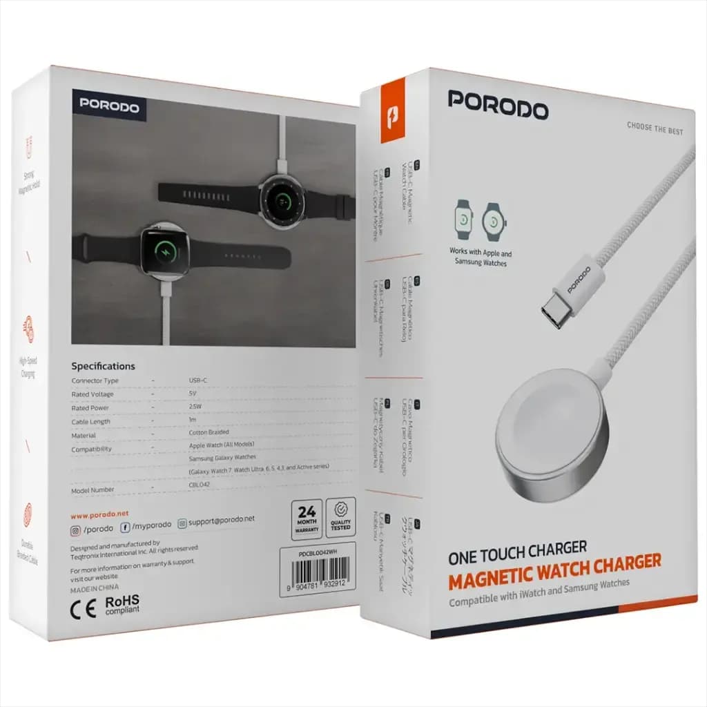 شارژر مگنتی پرودو Porodo One Touch | — تصویر ۲