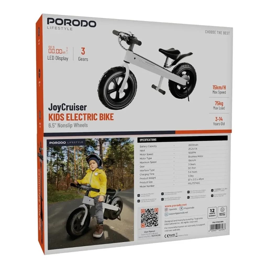 دوچرخه برقی کودکان Porodo JoyCruiser | ۳ — تصویر ۷