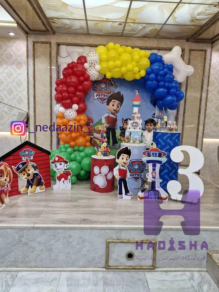 تم تولد سگ های نگهبان پک کامل بادکنک آرایی — تصویر ۷