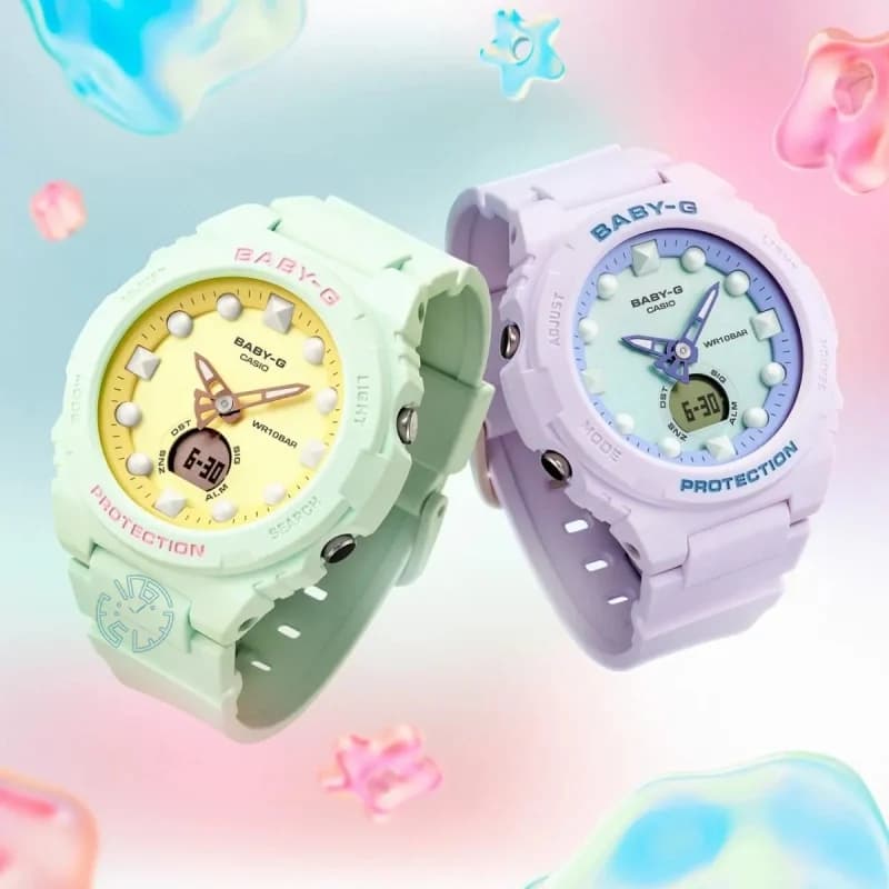 ساعت مچی زنانه کاسیو بیبی جی BABY-G BGA-320FH-3ADR — تصویر ۵