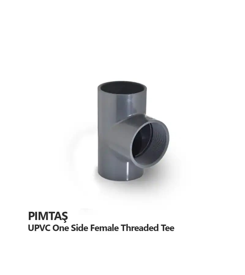سه راهه ناف دنده UPVC پیمتاش (PIMTAS) سایز 40 میلیمتر