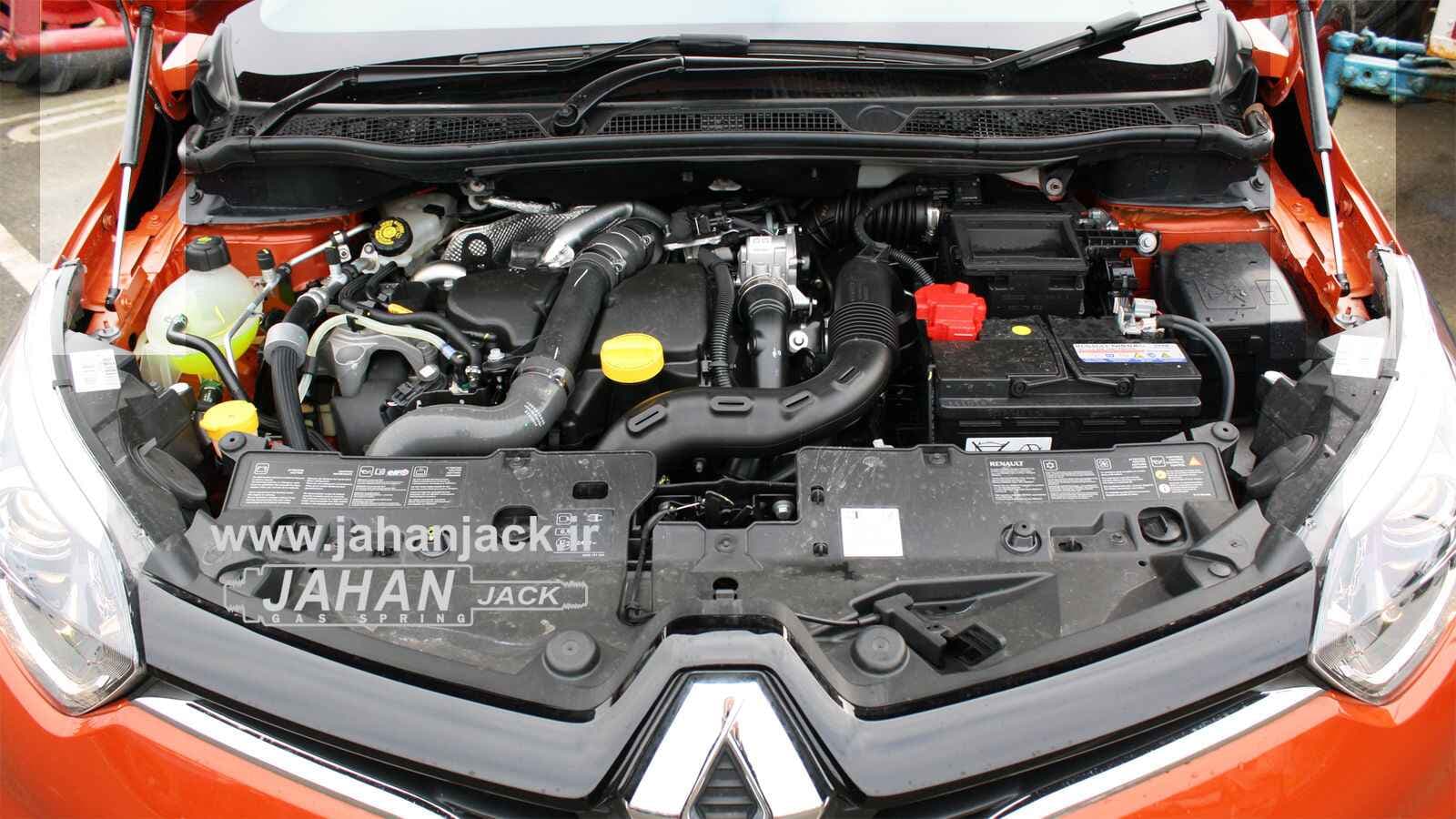 جک گازی درب موتور رنو کپچر ( Front Gas Jack Renault Captur ) — تصویر ۲