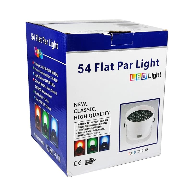 رقص نور مدل TT-Flat par54 مکد 709