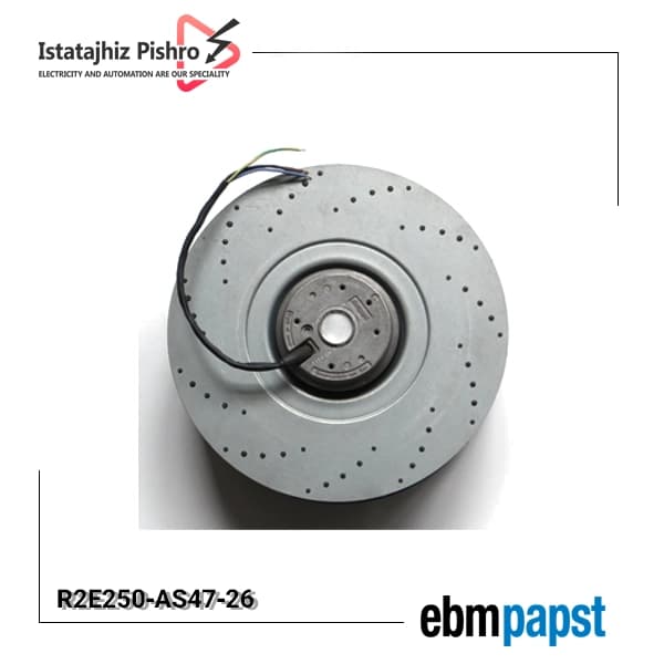 فن سانتریفیوژ EBM Papst مدل R2E250‑AS47‑26 — تصویر ۳