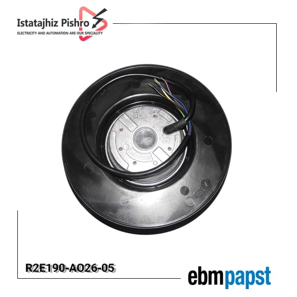 فن صنعتی EBM Papst مدل R2E190‑AO26‑05 — تصویر ۶