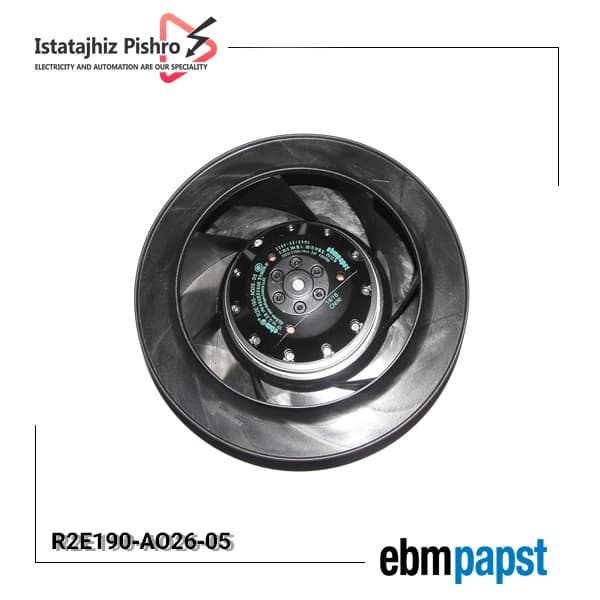 فن صنعتی EBM Papst مدل R2E190‑AO26‑05
