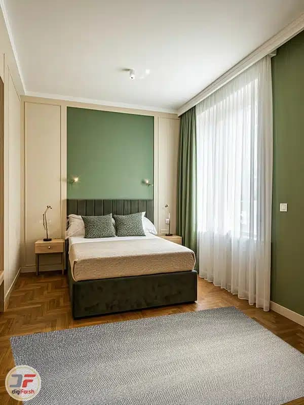 گلیم فرش ارزان برای اتاق خواب کد 2354