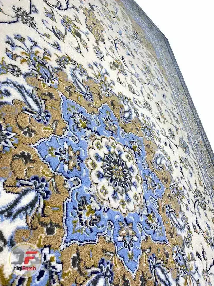 فرش طرح دستبافت سنتی حاشیه طوسی کد 704 — تصویر ۶