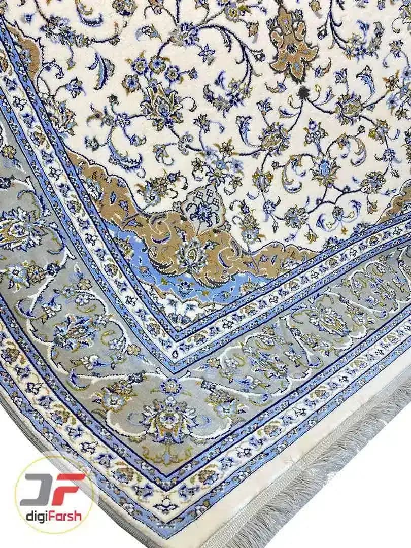 فرش طرح دستبافت سنتی حاشیه طوسی کد 704 — تصویر ۳