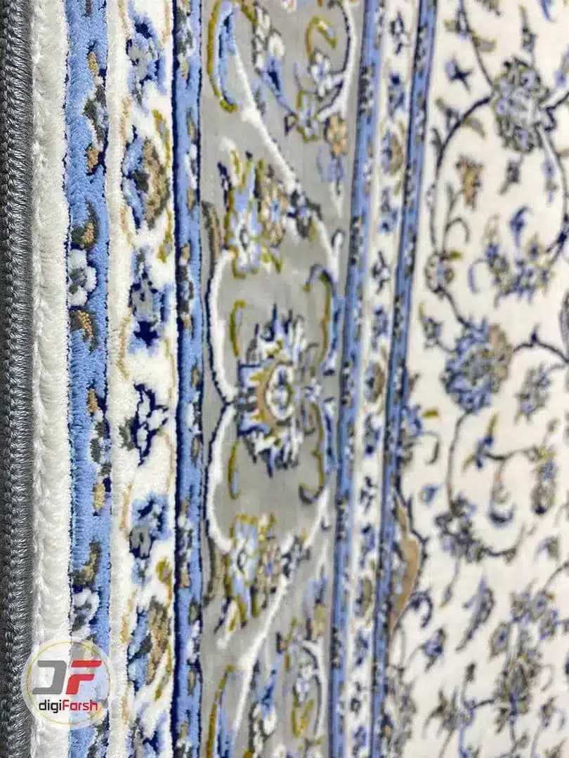 فرش طرح دستبافت سنتی حاشیه طوسی کد 704 — تصویر ۴