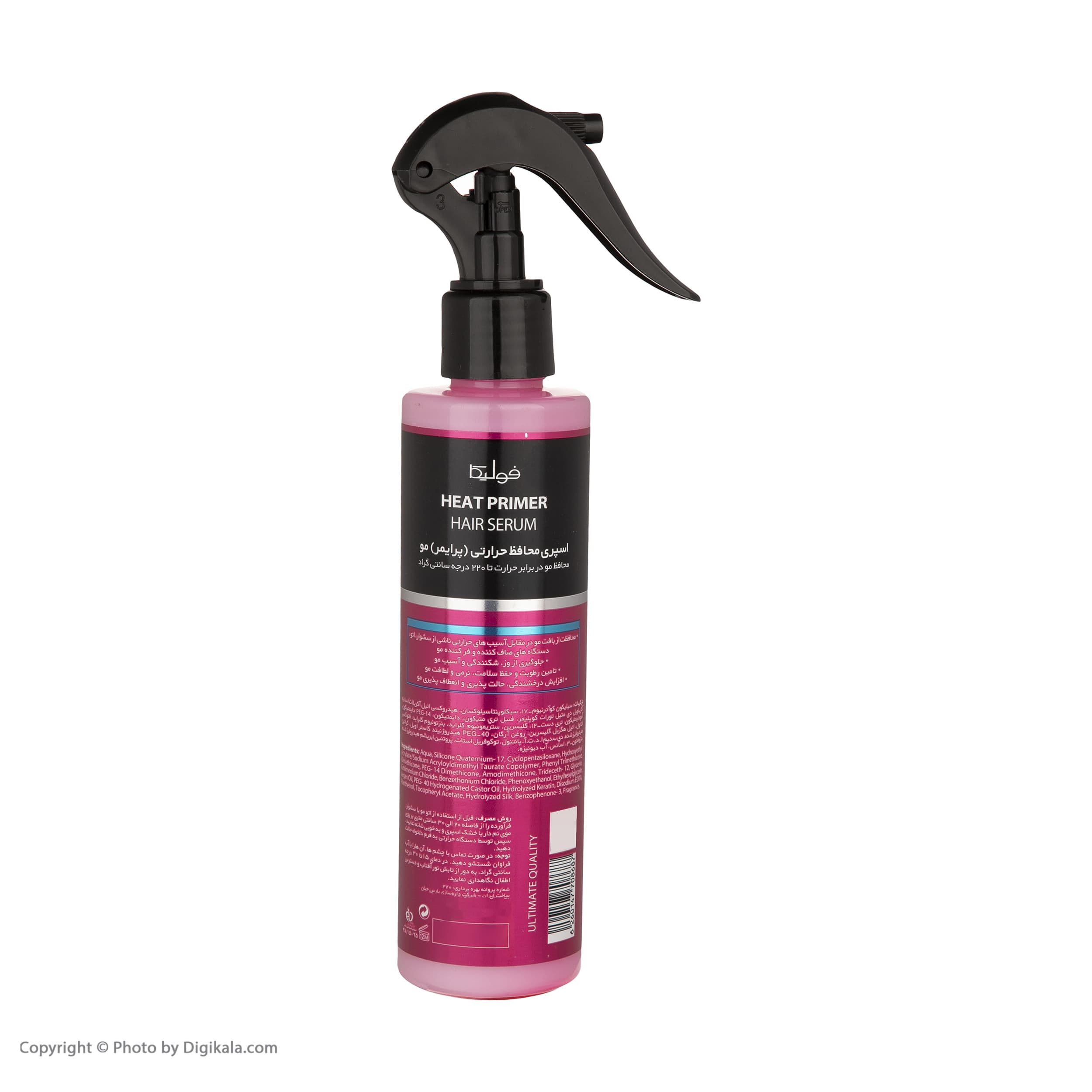 بهترین قیمت اسپری محافظ حرارتی مو فولیکا مدل Heat Primer حجم 200 میلی لیتر ارسال سراسر ایران — تصویر ۲